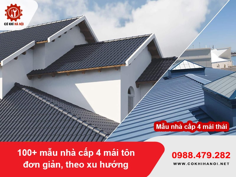 Mẫu nhà cấp 4 mái thái