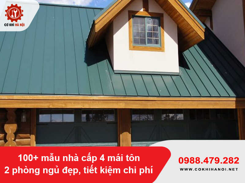 100+ mẫu nhà cấp 4 mái tôn 2 phòng ngủ đẹp, tiết kiệm chi phí