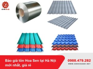 Báo giá tôn Hoa Sen tại Hà Nội mới nhất, giá rẻ 2025