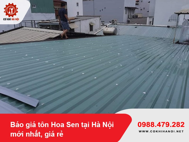 Báo giá tôn Hoa Sen tại Hà Nội mới nhất, giá rẻ 2025