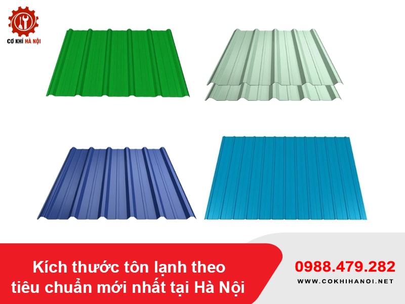 Kích thước tôn lạnh theo tiêu chuẩn mới nhất tại Hà Nội