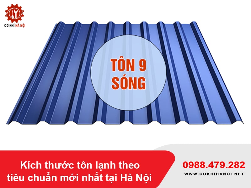 Kích thước tôn lạnh theo tiêu chuẩn mới nhất tại Hà Nội