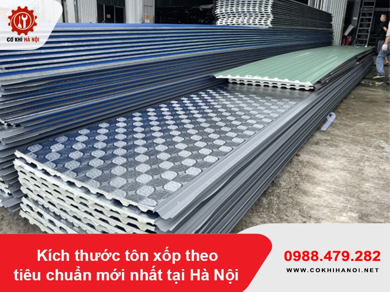 Kích thước tôn xốp theo tiêu chuẩn mới nhất tại Hà Nội