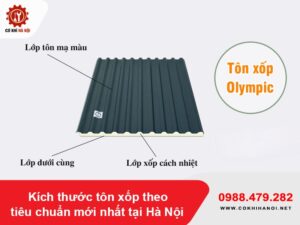 Kích thước tôn xốp theo tiêu chuẩn mới nhất tại Hà Nội