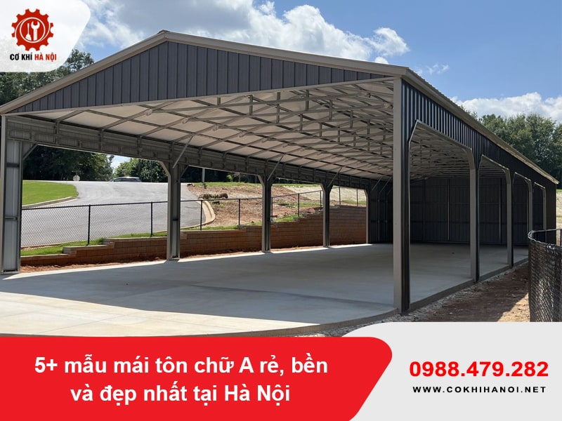 5+ mẫu mái tôn chữ A rẻ, bền và đẹp nhất tại Hà Nội