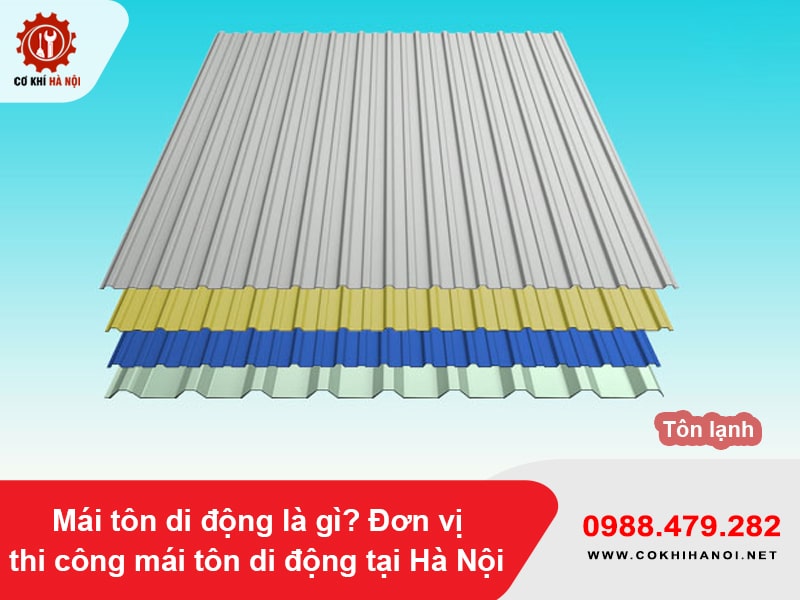 Tôn lạnh cho mái tôn di động