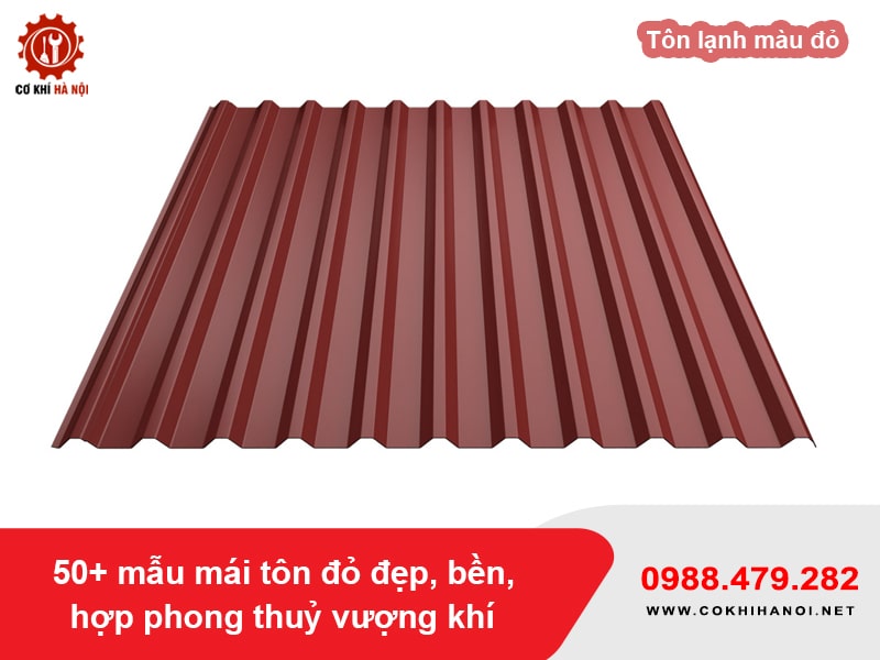Tôn lạnh màu đỏ