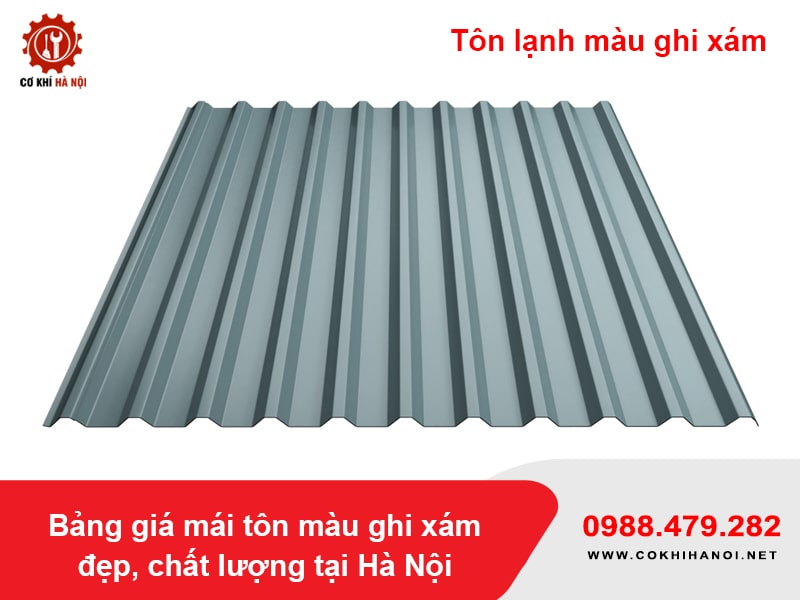 Tôn lạnh màu ghi xám