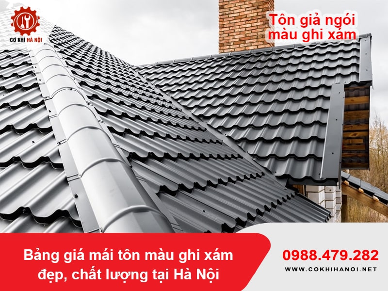 Tôn giả ngói màu ghi xám