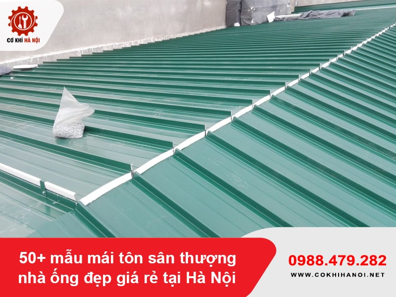 50+ mẫu mái tôn sân thượng nhà ống đẹp giá rẻ tại Hà Nội