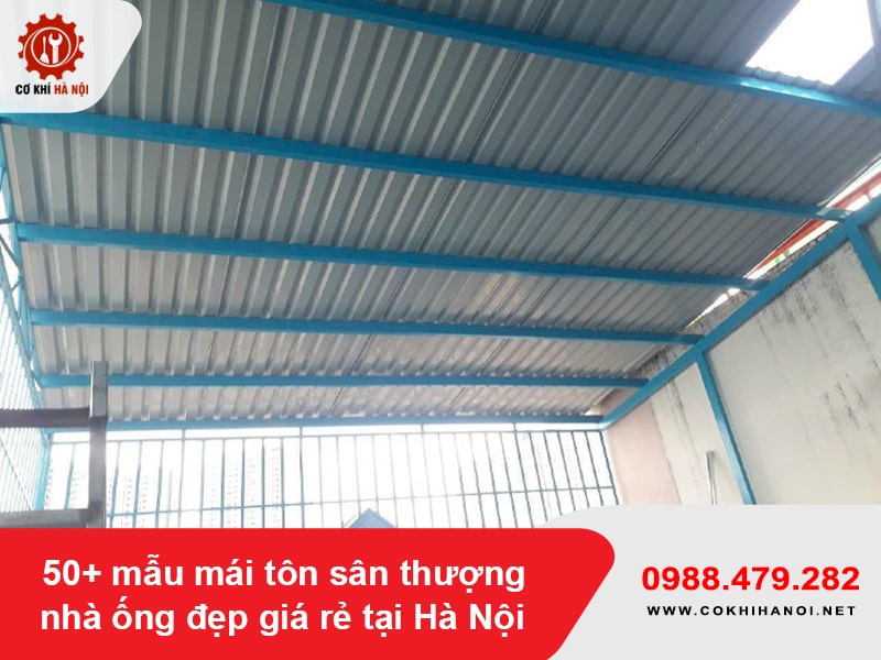 50+ mẫu mái tôn sân thượng nhà ống đẹp giá rẻ tại Hà Nội