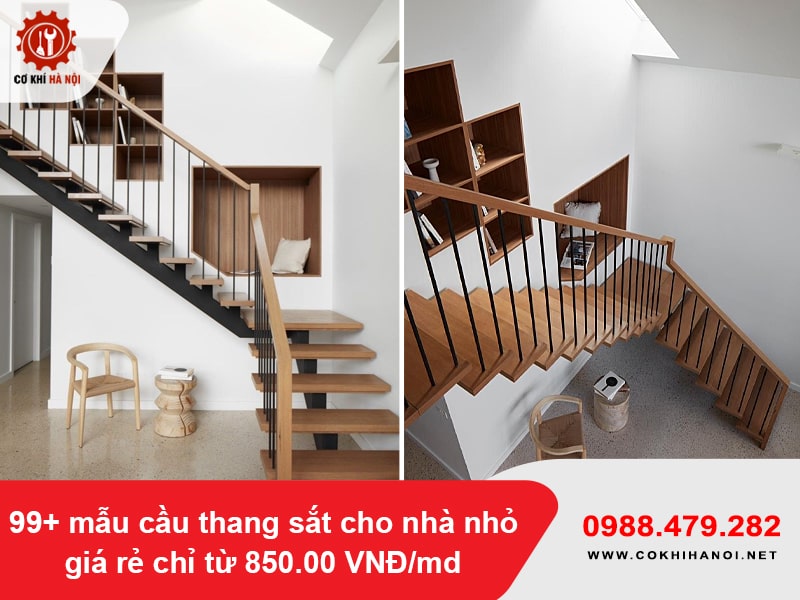 99+ mẫu cầu thang sắt cho nhà nhỏ giá rẻ chỉ từ 850.00 VNĐ/md