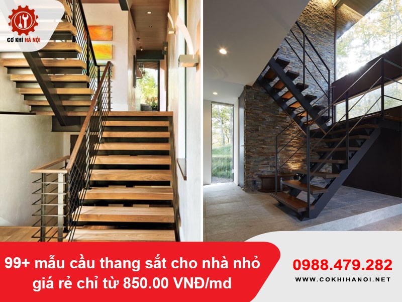 99+ mẫu cầu thang sắt cho nhà nhỏ giá rẻ chỉ từ 850.00 VNĐ/md