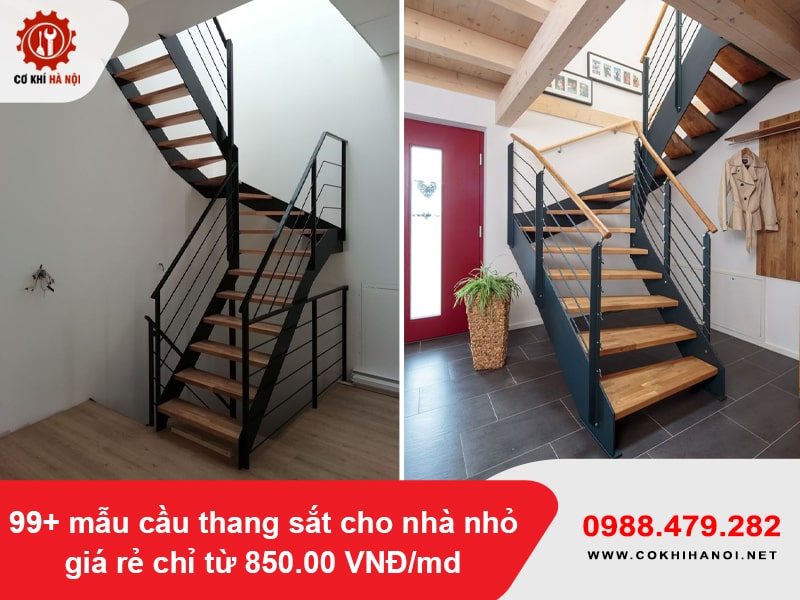 99+ mẫu cầu thang sắt cho nhà nhỏ giá rẻ chỉ từ 850.00 VNĐ/md