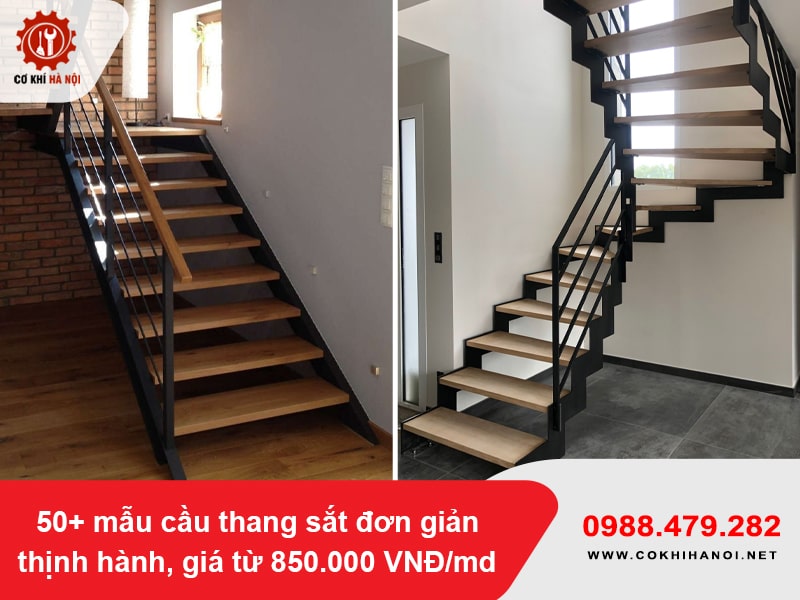 50+ mẫu cầu thang sắt đơn giản thịnh hành, giá từ 850.000 VNĐ/md