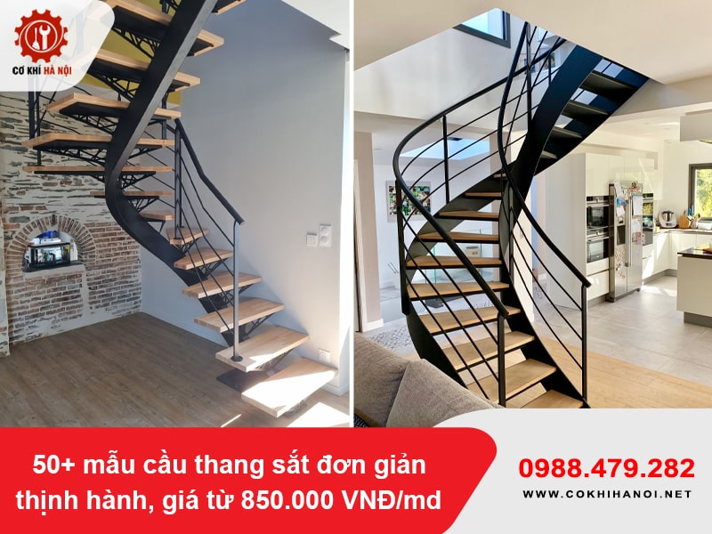50+ mẫu cầu thang sắt đơn giản thịnh hành, giá từ 850.000 VNĐ/md