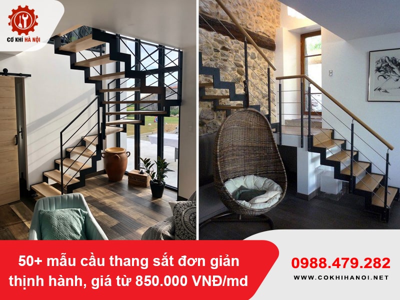 50+ mẫu cầu thang sắt đơn giản thịnh hành, giá từ 850.000 VNĐ/md