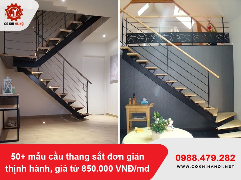 50+ mẫu cầu thang sắt đơn giản thịnh hành, giá từ 850.000 VNĐ/md