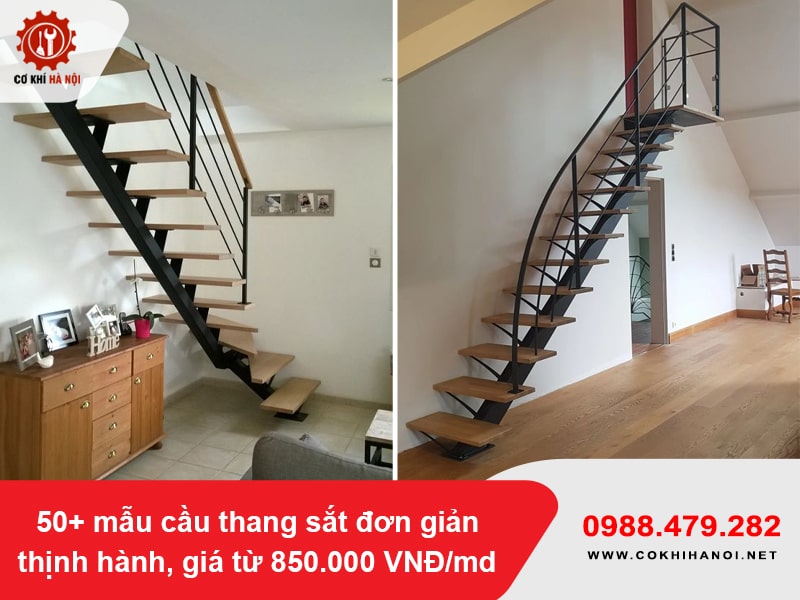 50+ mẫu cầu thang sắt đơn giản thịnh hành, giá từ 850.000 VNĐ/md