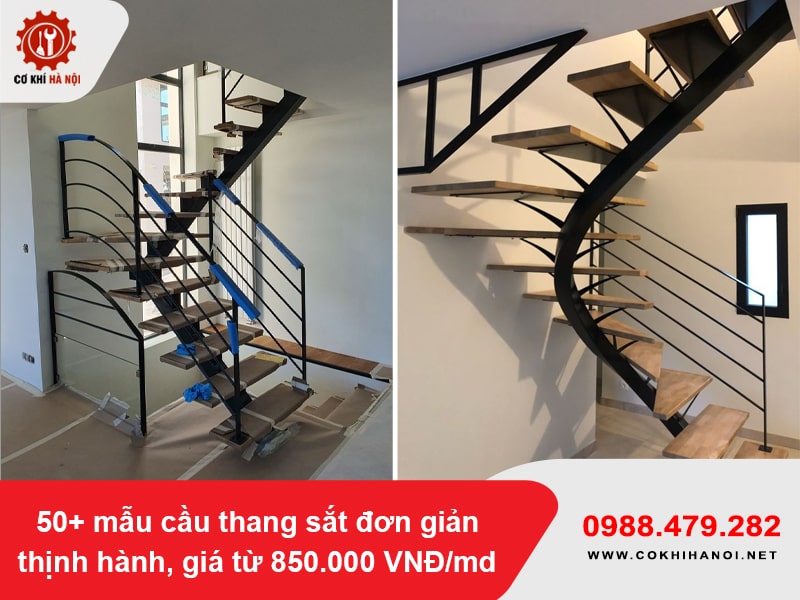 50+ mẫu cầu thang sắt đơn giản thịnh hành, giá từ 850.000 VNĐ/md