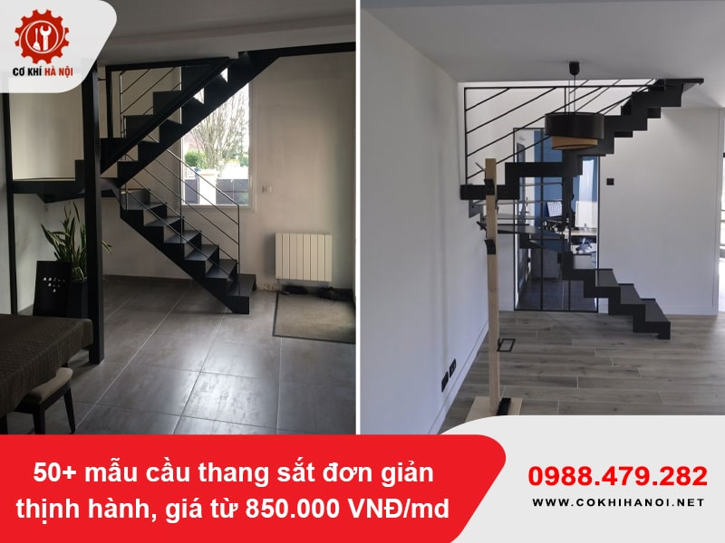 50+ mẫu cầu thang sắt đơn giản thịnh hành, giá từ 850.000 VNĐ/md