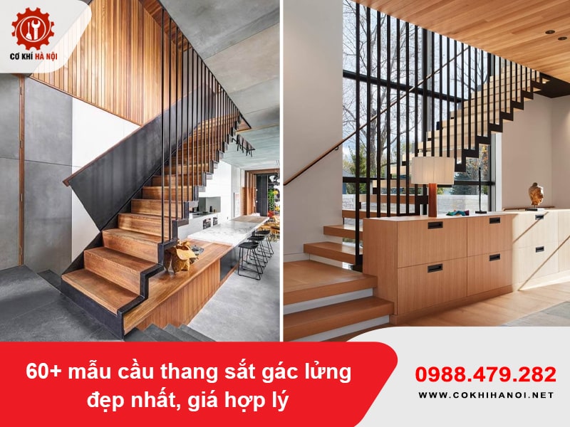 60+ mẫu cầu thang sắt gác lửng đẹp nhất, giá hợp lý