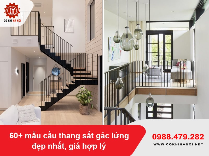 60+ mẫu cầu thang sắt gác lửng đẹp nhất, giá hợp lý