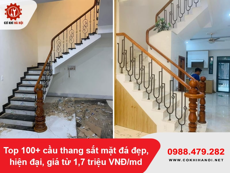 Top 100+ cầu thang sắt mặt đá đẹp, hiện đại, giá từ 1,7 triệu VNĐ/md Top 100+ cầu thang sắt mặt đá đẹp, hiện đại, giá từ 1,7 triệu VNĐ/md