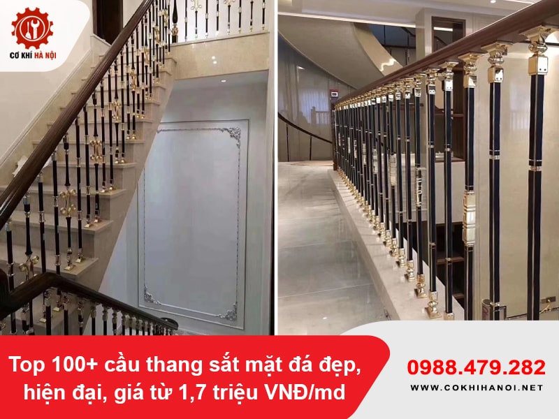 Top 100+ cầu thang sắt mặt đá đẹp, hiện đại, giá từ 1,7 triệu VNĐ/md Top 100+ cầu thang sắt mặt đá đẹp, hiện đại, giá từ 1,7 triệu VNĐ/md