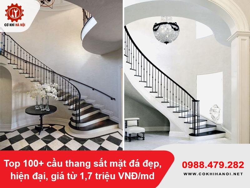 Top 100+ cầu thang sắt mặt đá đẹp, hiện đại, giá từ 1,7 triệu VNĐ/md Top 100+ cầu thang sắt mặt đá đẹp, hiện đại, giá từ 1,7 triệu VNĐ/md