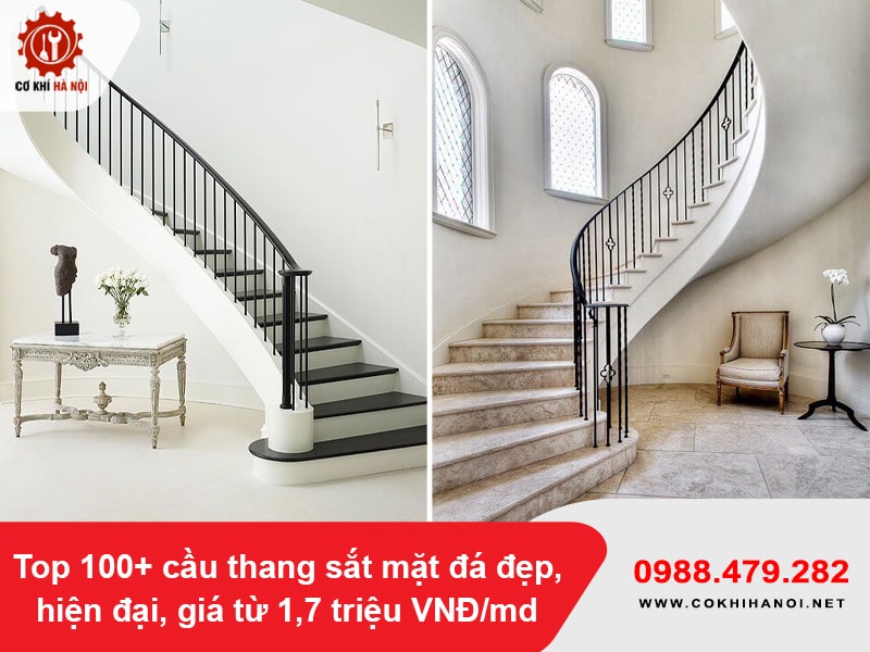 Top 100+ cầu thang sắt mặt đá đẹp, hiện đại, giá từ 1,7 triệu VNĐ/md Top 100+ cầu thang sắt mặt đá đẹp, hiện đại, giá từ 1,7 triệu VNĐ/md
