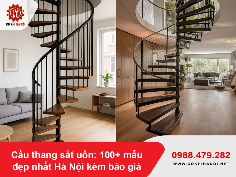 Cầu thang sắt uốn: 100+ mẫu đẹp nhất Hà Nội kèm báo giá Cầu thang sắt uốn: 100+ mẫu đẹp nhất Hà Nội kèm báo giá