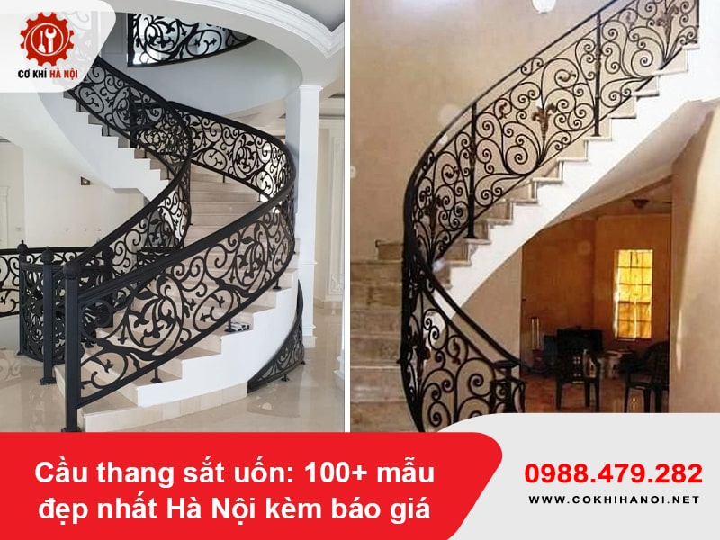 Cầu thang sắt uốn: 100+ mẫu đẹp nhất Hà Nội kèm báo giá Cầu thang sắt uốn: 100+ mẫu đẹp nhất Hà Nội kèm báo giá