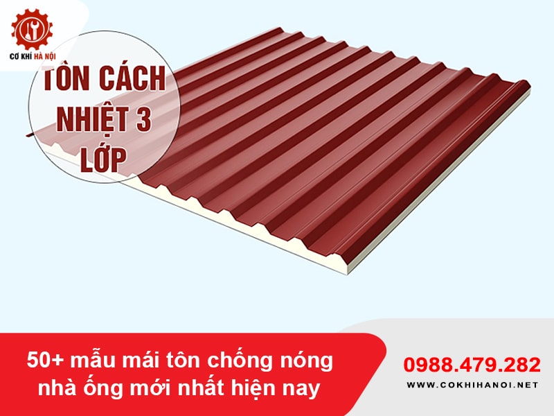 50+ mẫu mái tôn chống nóng nhà ống mới nhất hiện nay