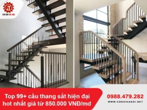 Top 99+ cầu thang sắt hiện đại hot nhất giá từ 850.000 VNĐ/md