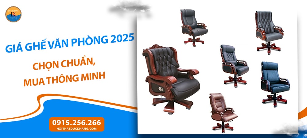 Các loại ghế văn phòng và mức giá tương ứng - Ghế giám đốc cao cấp