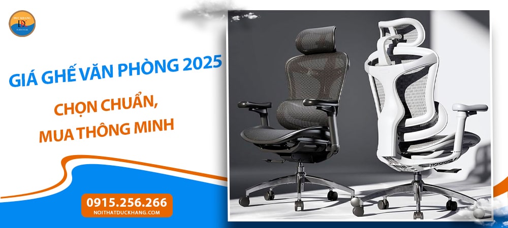 Các loại ghế văn phòng và mức giá tương ứng - Ghế ergonomics (ghế công thái học)
