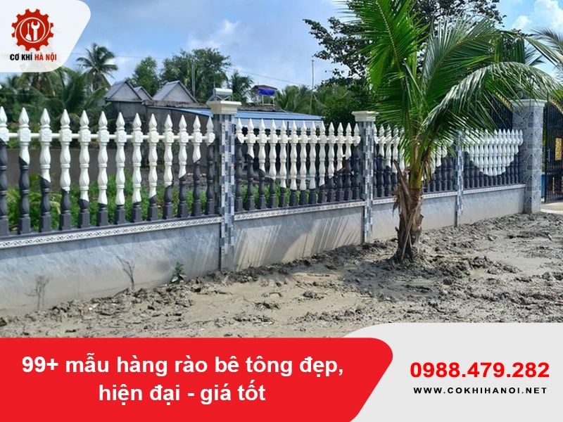 99+ mẫu hàng rào bê tông đẹp, hiện đại - giá tốt 2025 99+ mẫu hàng rào bê tông đẹp, hiện đại - giá tốt 2025