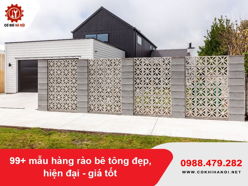 99+ mẫu hàng rào bê tông đẹp, hiện đại - giá tốt 2025 99+ mẫu hàng rào bê tông đẹp, hiện đại - giá tốt 2025