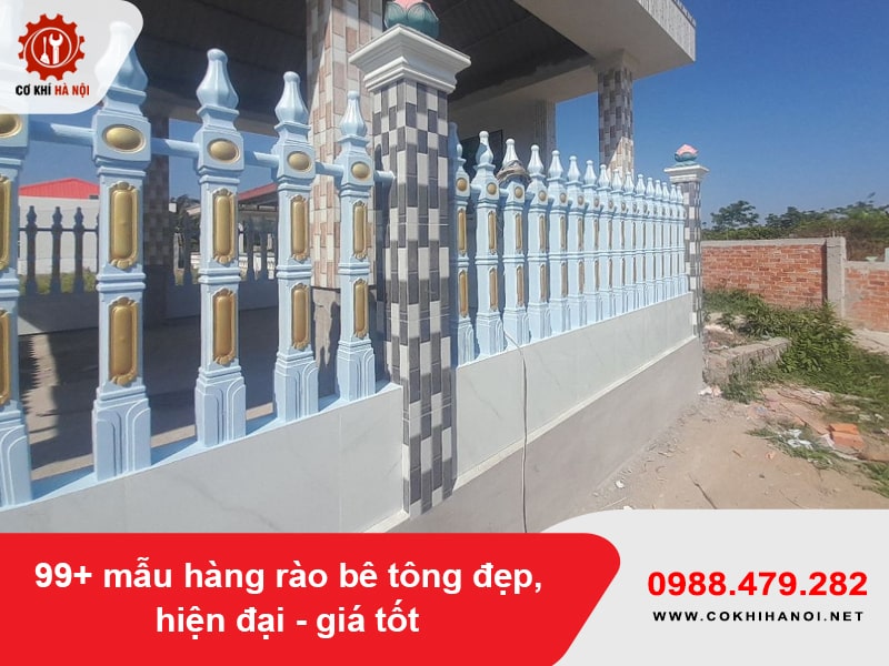 99+ mẫu hàng rào bê tông đẹp, hiện đại - giá tốt 2025 99+ mẫu hàng rào bê tông đẹp, hiện đại - giá tốt 2025
