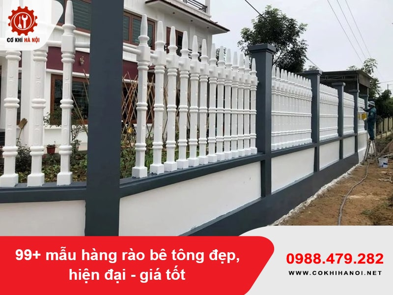99+ mẫu hàng rào bê tông đẹp, hiện đại - giá tốt 2025 99+ mẫu hàng rào bê tông đẹp, hiện đại - giá tốt 2025