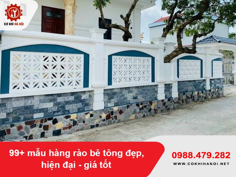 99+ mẫu hàng rào bê tông đẹp, hiện đại - giá tốt 2025 99+ mẫu hàng rào bê tông đẹp, hiện đại - giá tốt 2025