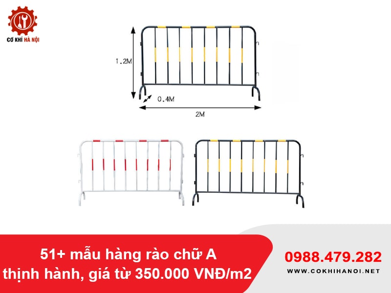 51+ mẫu hàng rào chữ A thịnh hành, giá từ 350.000 VNĐ/m2