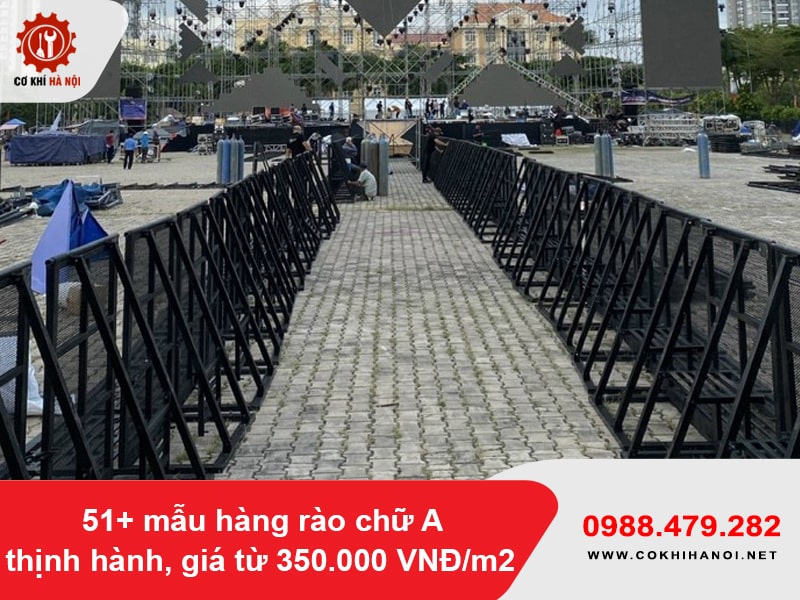 51+ mẫu hàng rào chữ A thịnh hành, giá từ 350.000 VNĐ/m2