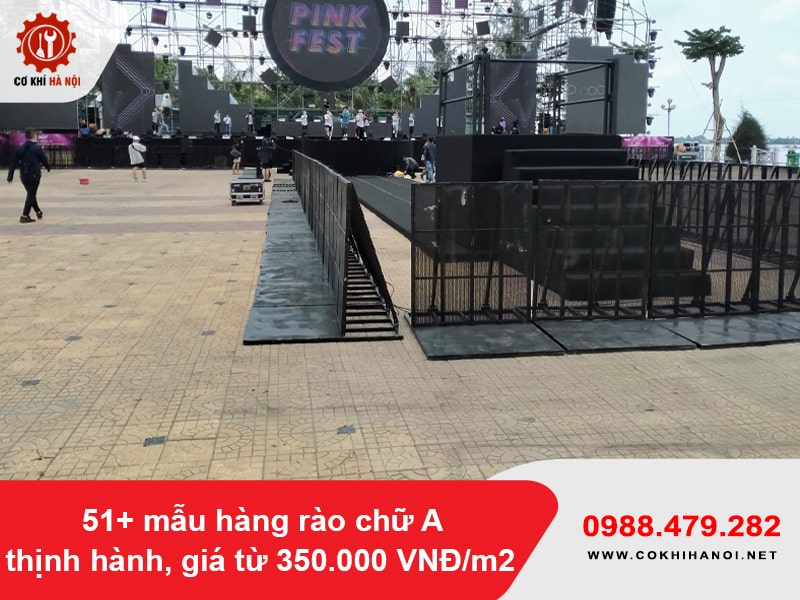51+ mẫu hàng rào chữ A thịnh hành, giá từ 350.000 VNĐ/m2