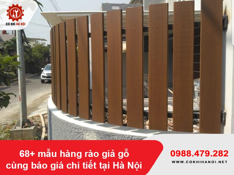 68+ mẫu hàng rào giả gỗ cùng báo giá chi tiết tại Hà Nội