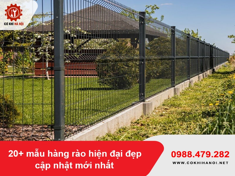 20+ mẫu hàng rào hiện đại đẹp cập nhật mới nhất 2025
