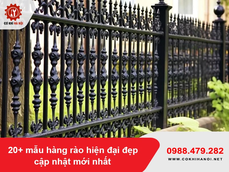 20+ mẫu hàng rào hiện đại đẹp cập nhật mới nhất 2025