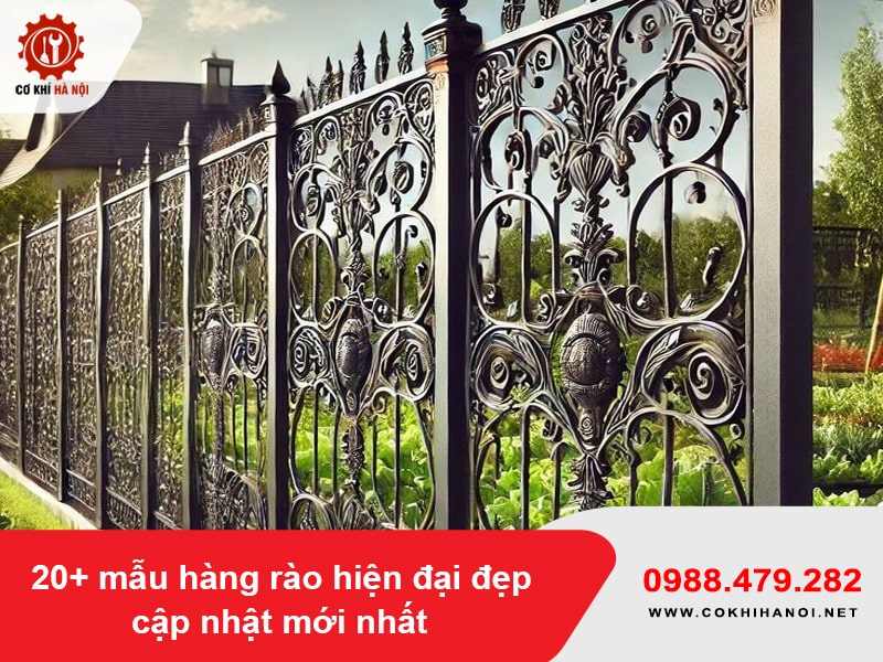 20+ mẫu hàng rào hiện đại đẹp cập nhật mới nhất 2025