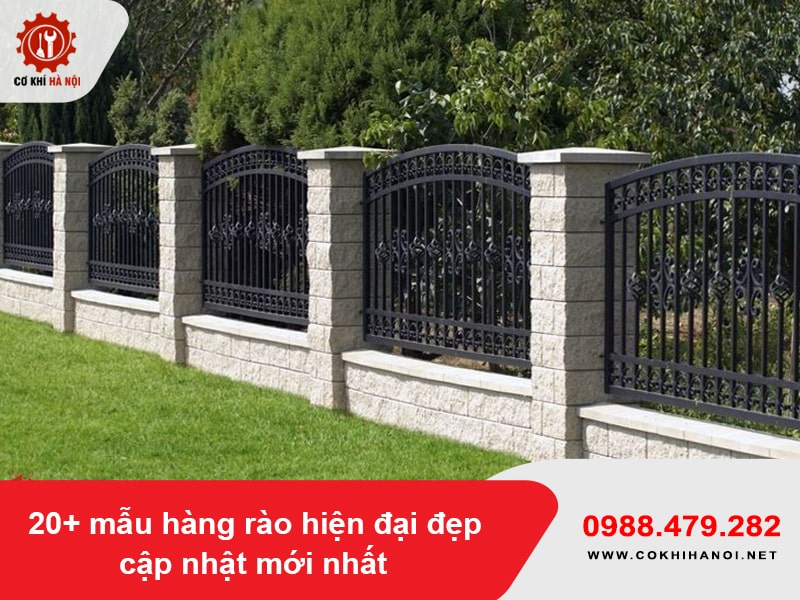 20+ mẫu hàng rào hiện đại đẹp cập nhật mới nhất 2025